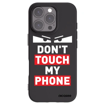 Picasee silikonowe czarne etui na Apple iPhone 16 Pro - Shadow Eye - Transparent