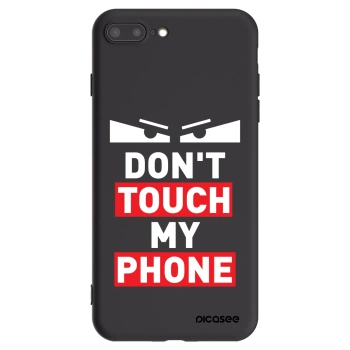 Picasee silikonowe czarne etui na Apple iPhone 8 Plus - Shadow Eye - Transparent