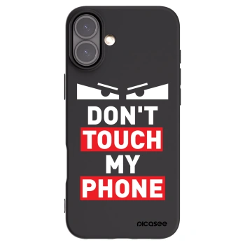 Picasee silikonowe czarne etui na Apple iPhone 16 Plus - Shadow Eye - Transparent