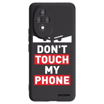 Picasee silikonowe czarne etui na Honor 200 5G - Shadow Eye - Transparent