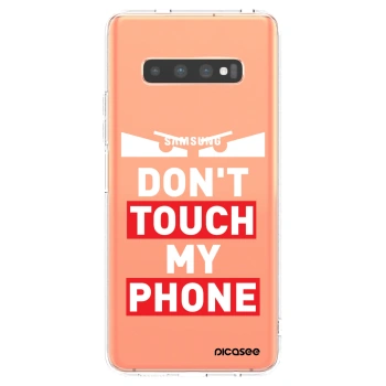 Picasee silikonowe przeźroczyste etui na Samsung Galaxy S10 Plus G975 - Shadow Eye - Transparent