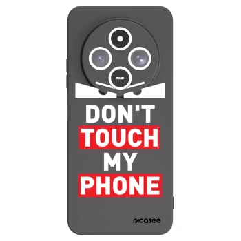 Picasee silikonowe czarne etui na Xiaomi Redmi 14C - Shadow Eye - Transparent