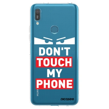 Picasee silikonowe przeźroczyste etui na Huawei Y7 2019 - Shadow Eye - Transparent