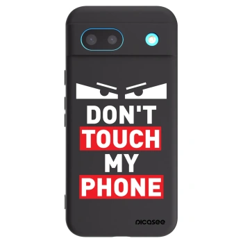 Picasee silikonowe czarne etui na Google Pixel 8 - Shadow Eye - Transparent