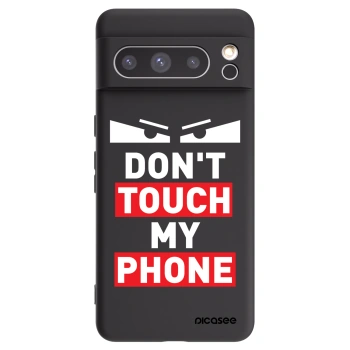 Picasee silikonowe czarne etui na Google Pixel 8 Pro - Shadow Eye - Transparent