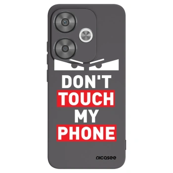 Picasee silikonowe czarne etui na Xiaomi Poco F6 - Shadow Eye - Transparent