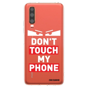 Picasee silikonowe przeźroczyste etui na Huawei P30 - Shadow Eye - Transparent