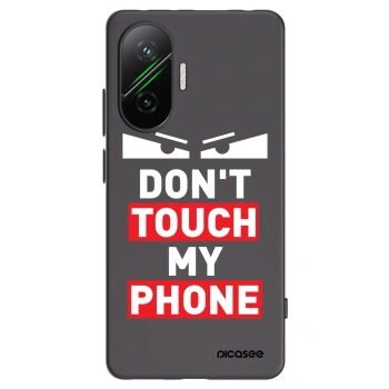 Picasee silikonowe czarne etui na Xiaomi Poco F7 5G - Shadow Eye - Transparent