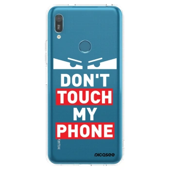 Picasee silikonowe przeźroczyste etui na Huawei Y6 2019 - Shadow Eye - Transparent