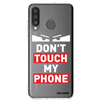 Picasee silikonowe przeźroczyste etui na Huawei P30 Lite - Shadow Eye - Transparent