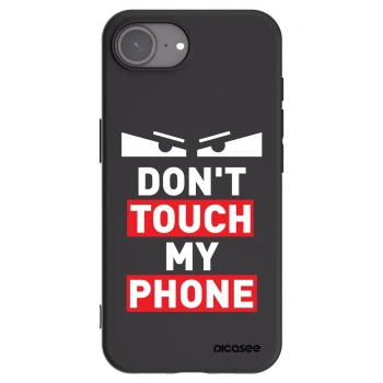 Picasee silikonowe czarne etui na Apple iPhone 17e - Shadow Eye - Transparent