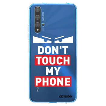 Picasee silikonowe przeźroczyste etui na Huawei Nova 5T - Shadow Eye - Transparent