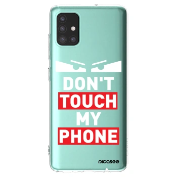 Picasee silikonowe przeźroczyste etui na Samsung Galaxy A51 A515F - Shadow Eye - Transparent
