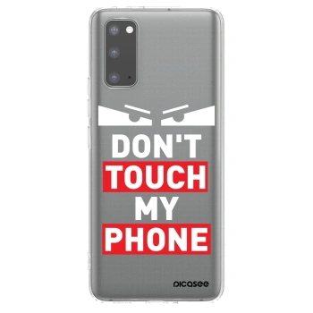 Picasee silikonowe przeźroczyste etui na Samsung Galaxy S20 G980F - Shadow Eye - Transparent