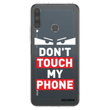 Picasee silikonowe przeźroczyste etui na Huawei P40 Lite E - Shadow Eye - Transparent