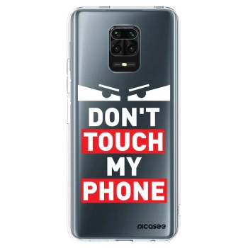 Picasee silikonowe przeźroczyste etui na Xiaomi Redmi Note 9S - Shadow Eye - Transparent