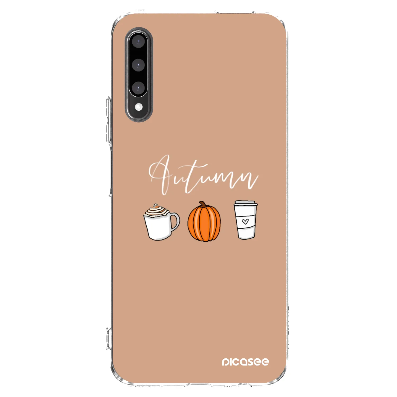 Picasee silikonowe przeźroczyste etui na Honor 9X Pro - Autumn