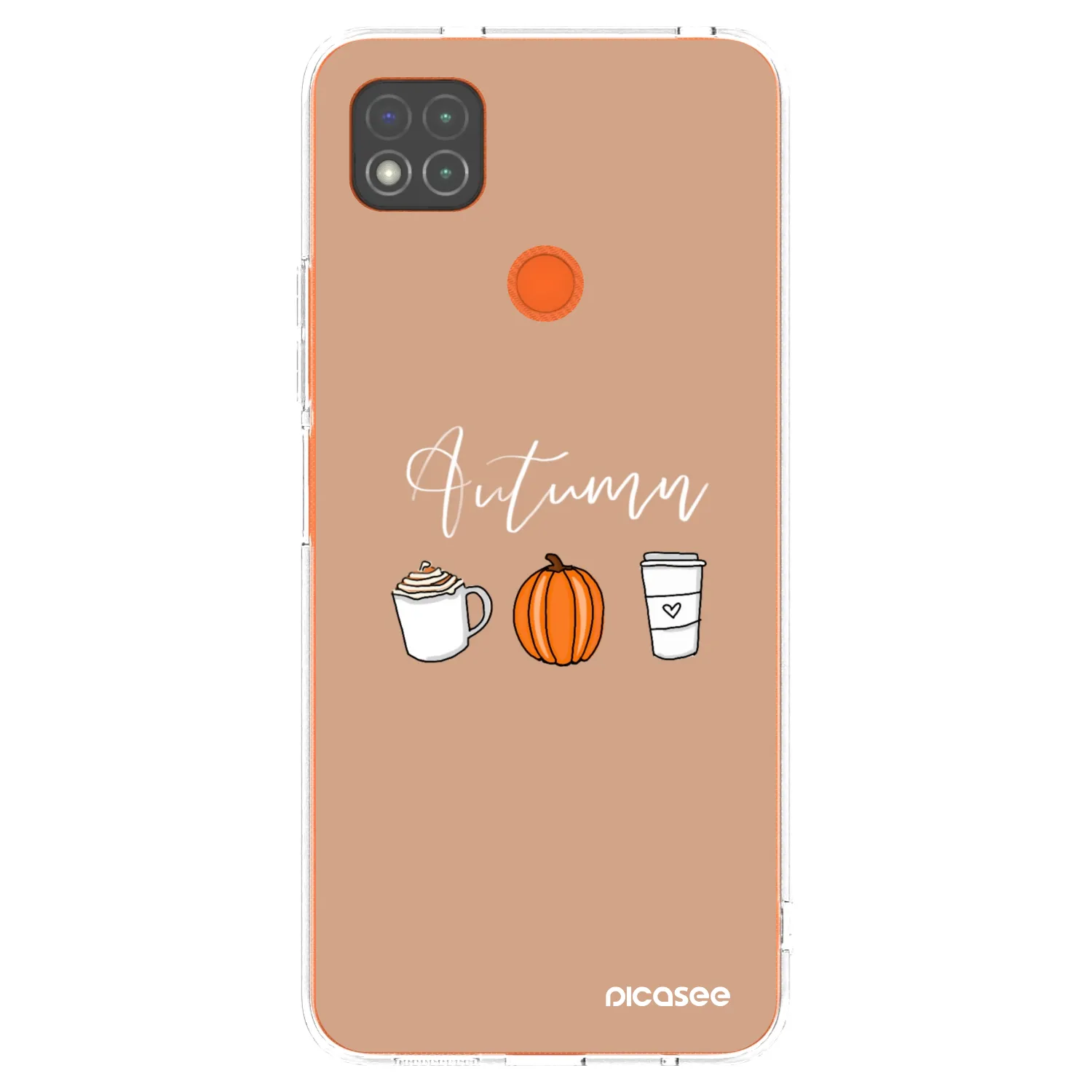 Picasee silikonowe przeźroczyste etui na Xiaomi Redmi 9C - Autumn