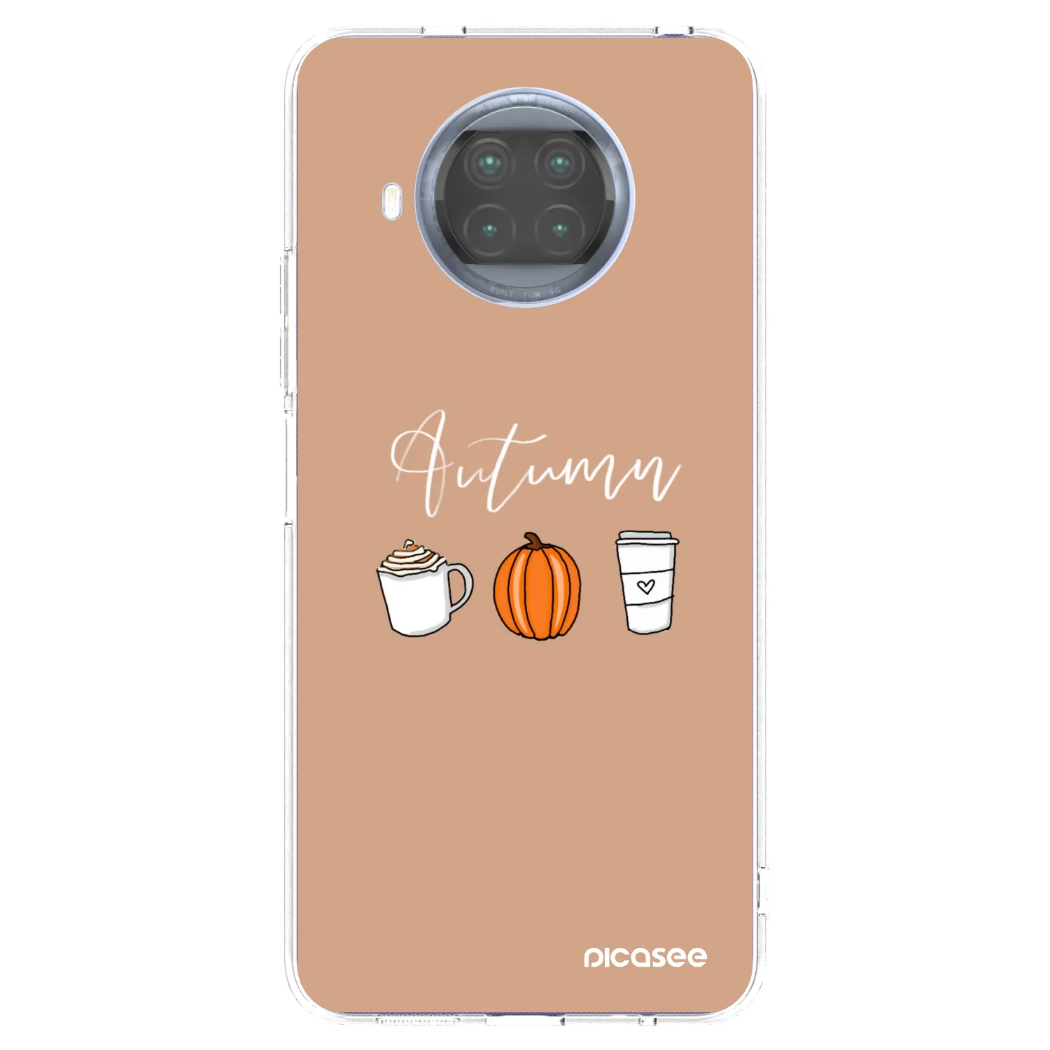 Picasee silikonowe przeźroczyste etui na Xiaomi Mi 10T Lite - Autumn