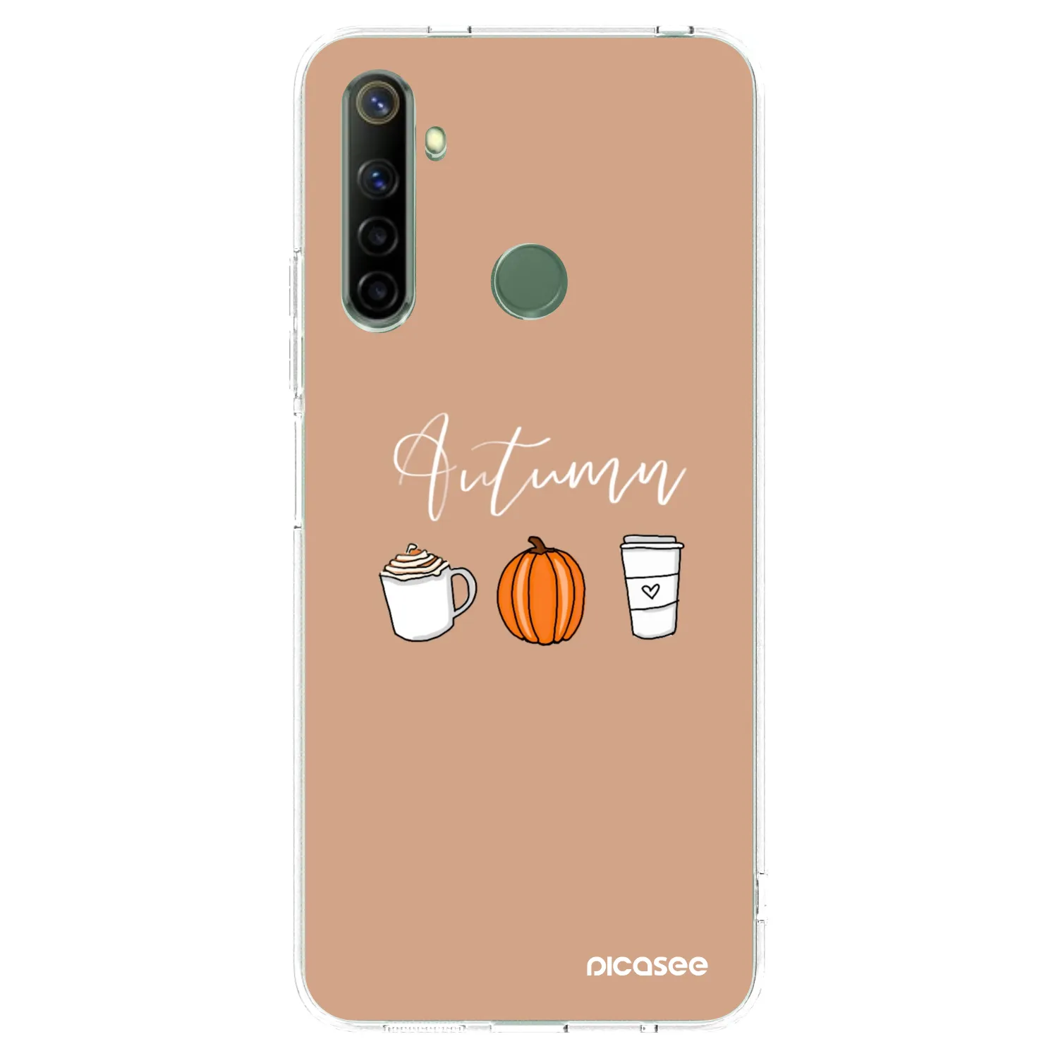 Picasee silikonowe przeźroczyste etui na Realme 6i - Autumn