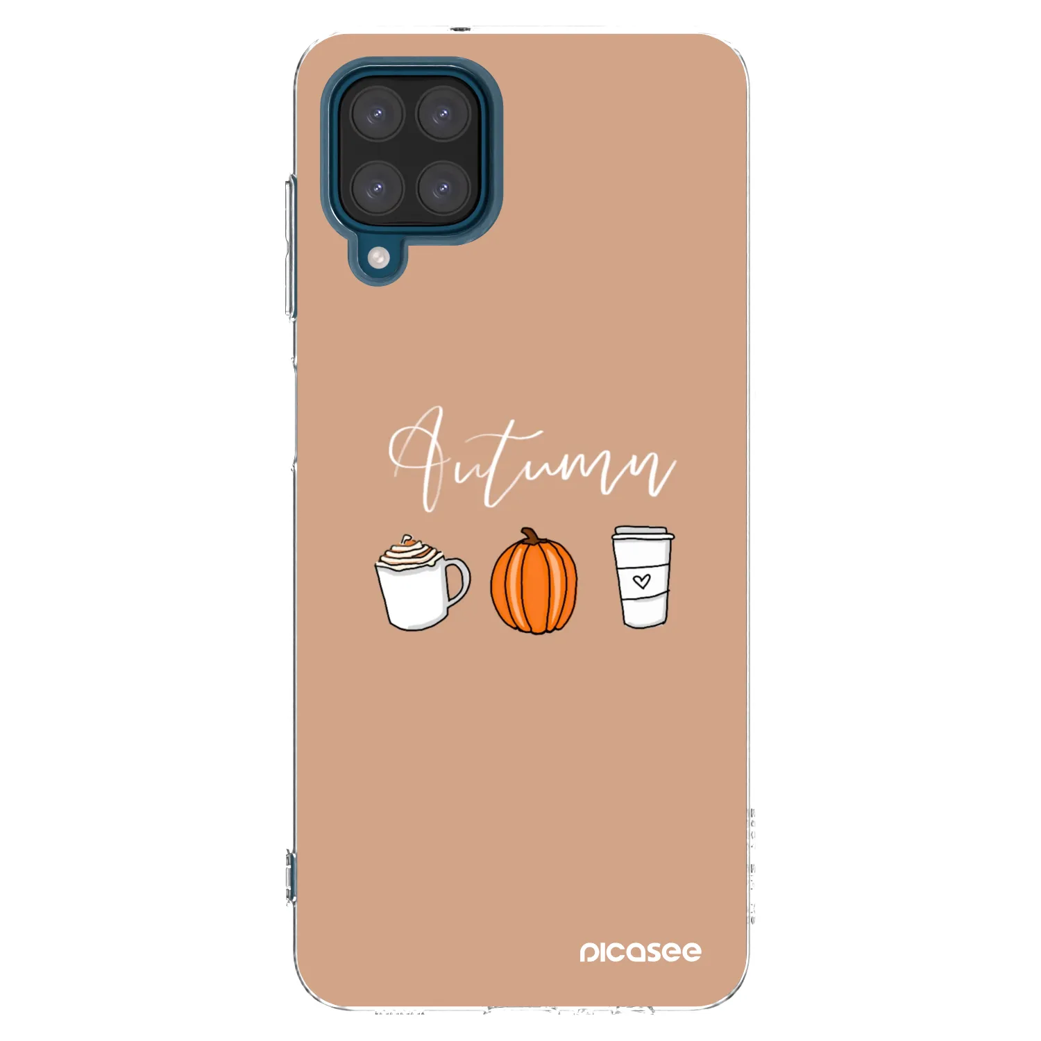 Picasee silikonowe przeźroczyste etui na Samsung Galaxy A12 A125F - Autumn