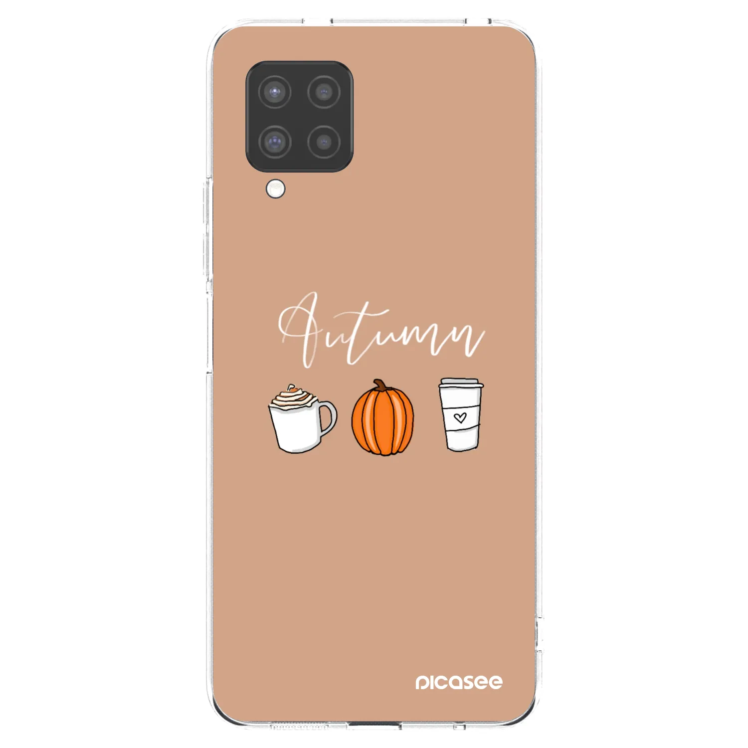 Picasee silikonowe przeźroczyste etui na Samsung Galaxy A42 A426B - Autumn