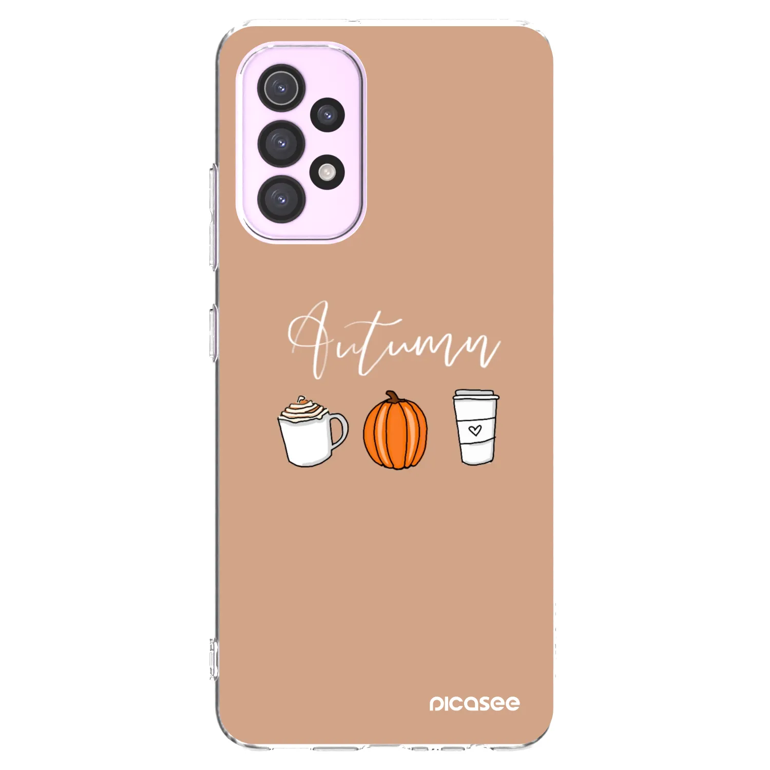 Picasee silikonowe przeźroczyste etui na Samsung Galaxy A32 5G A326B - Autumn