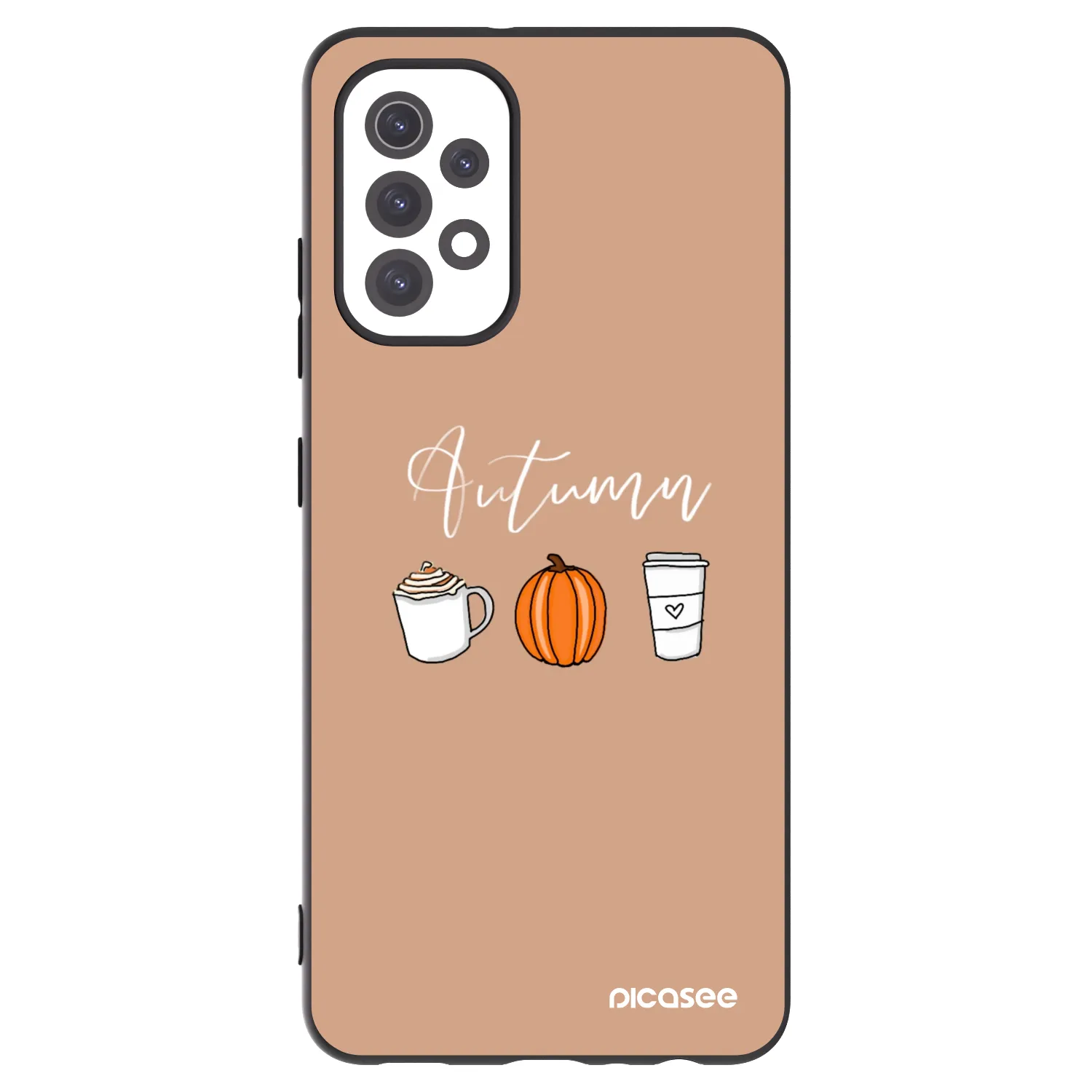 Picasee silikonowe czarne etui na Samsung Galaxy A32 5G A326B - Autumn