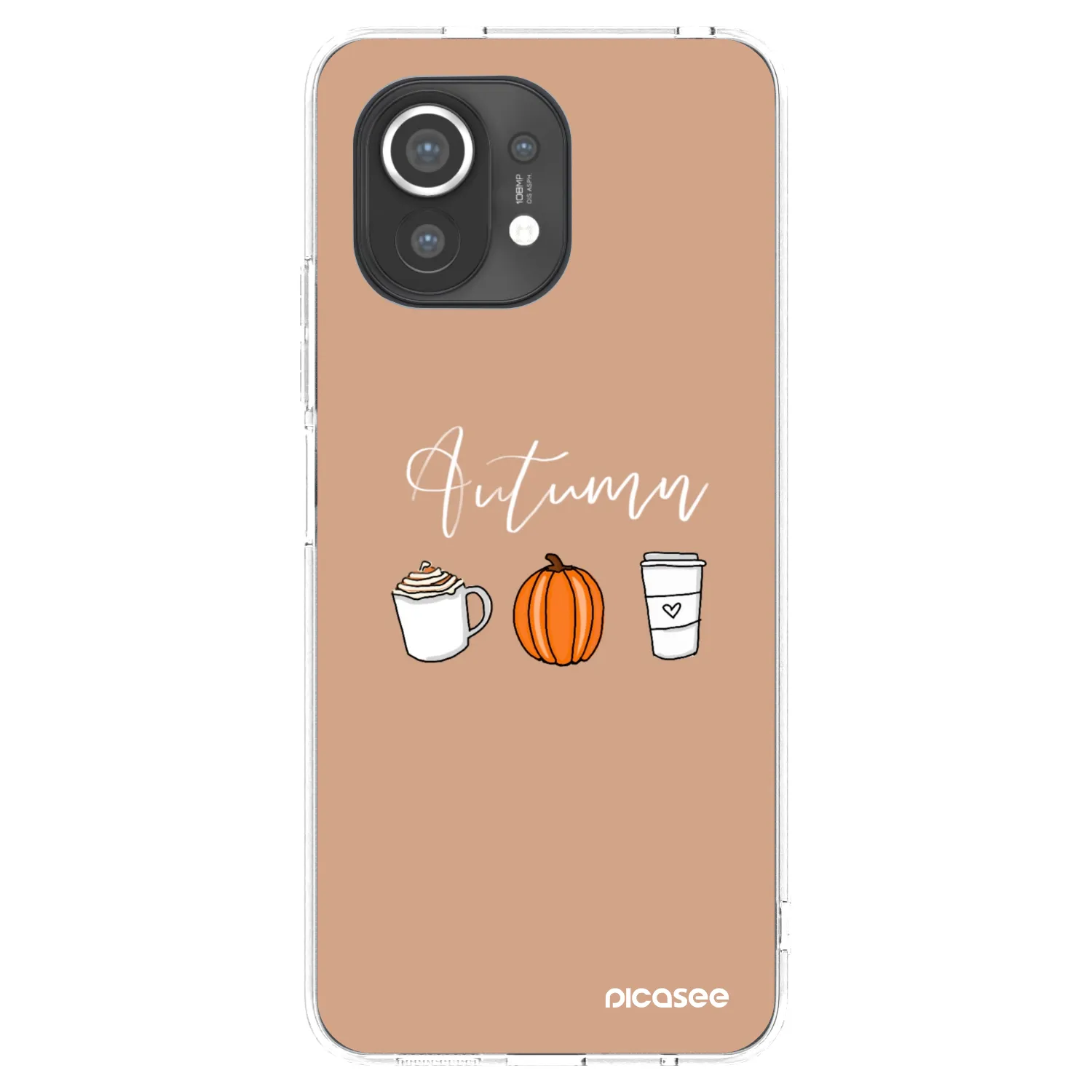 Picasee silikonowe przeźroczyste etui na Xiaomi Mi 11 - Autumn