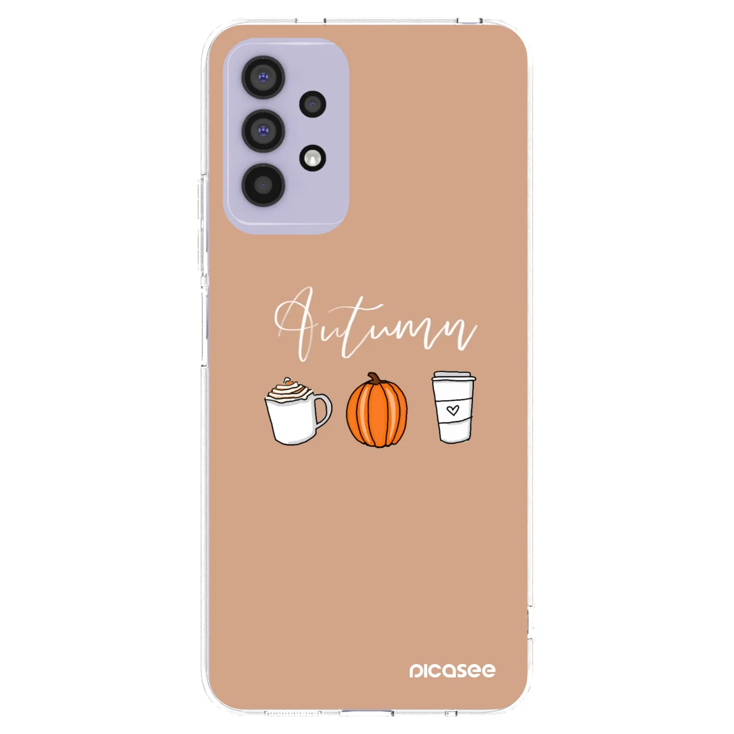 Picasee silikonowe przeźroczyste etui na Samsung Galaxy A32 4G SM-A325F - Autumn