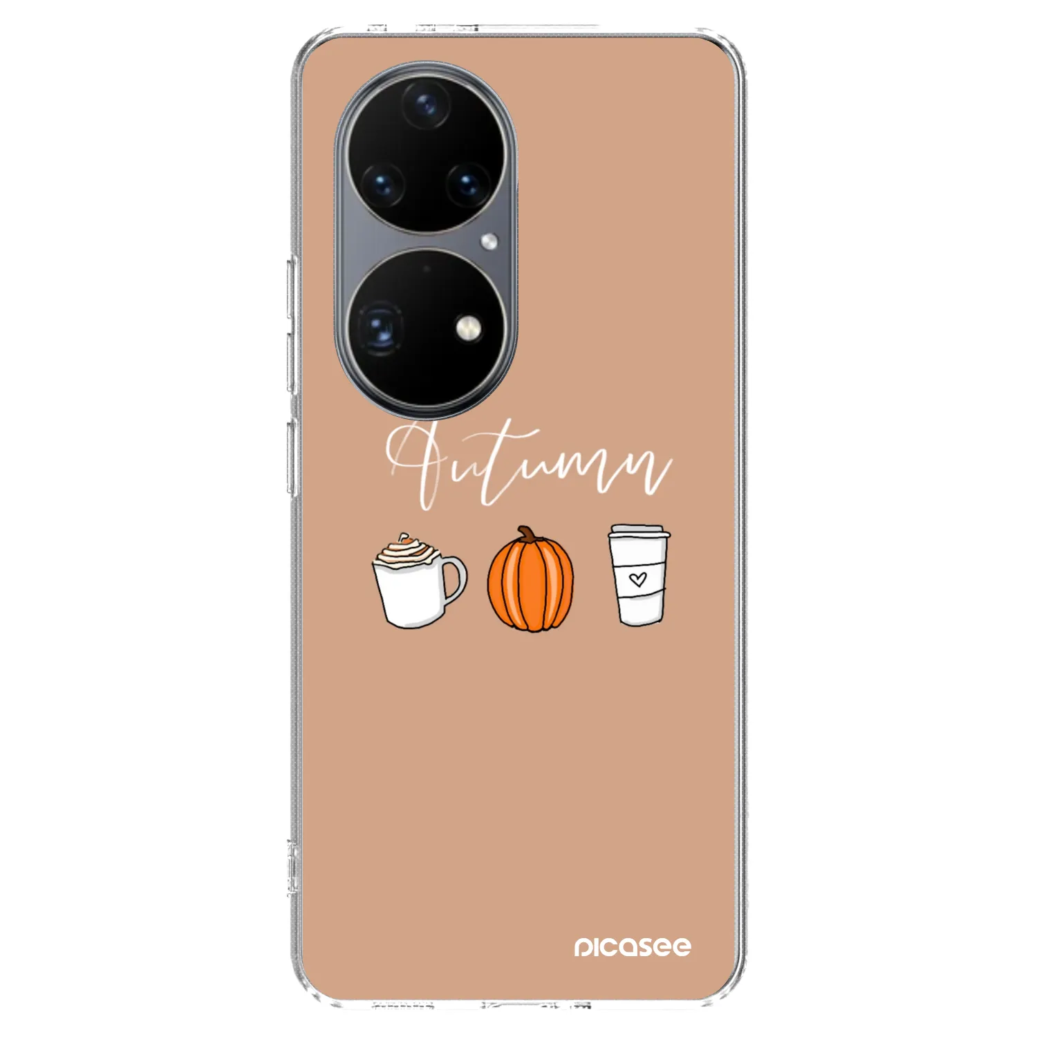 Picasee silikonowe przeźroczyste etui na Huawei P50 - Autumn