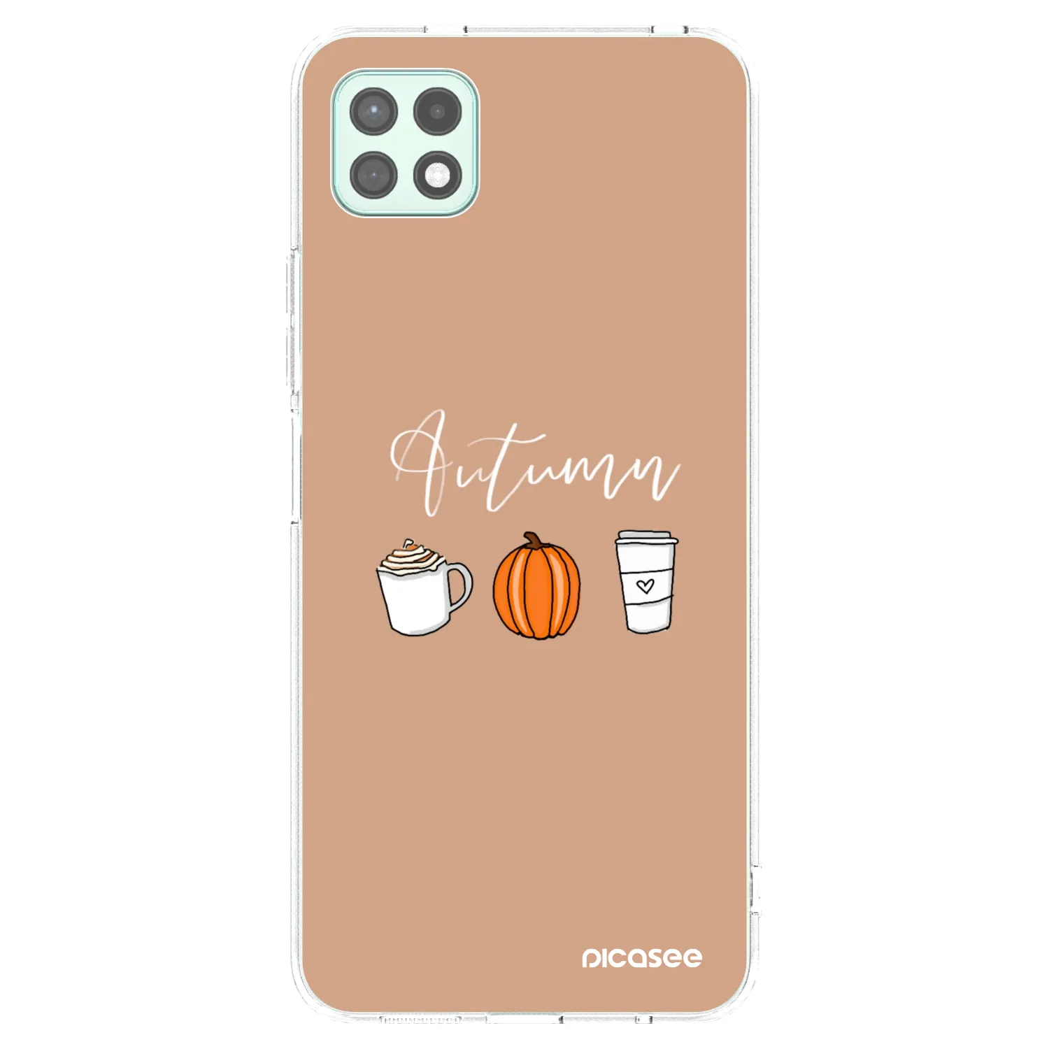 Picasee silikonowe przeźroczyste etui na Samsung Galaxy A22 A226B 5G - Autumn