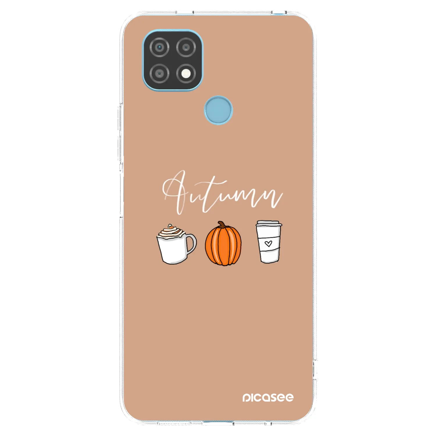 Picasee silikonowe przeźroczyste etui na Realme C21 - Autumn
