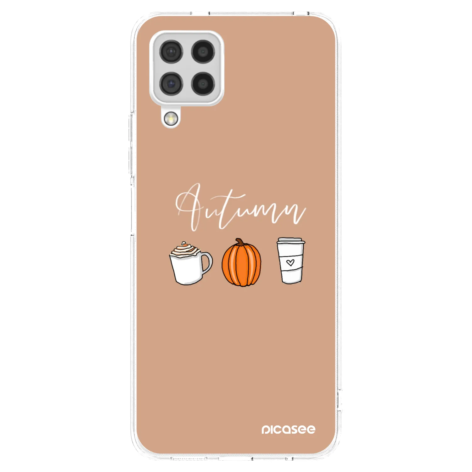 Picasee silikonowe przeźroczyste etui na Samsung Galaxy A22 A225F 4G - Autumn