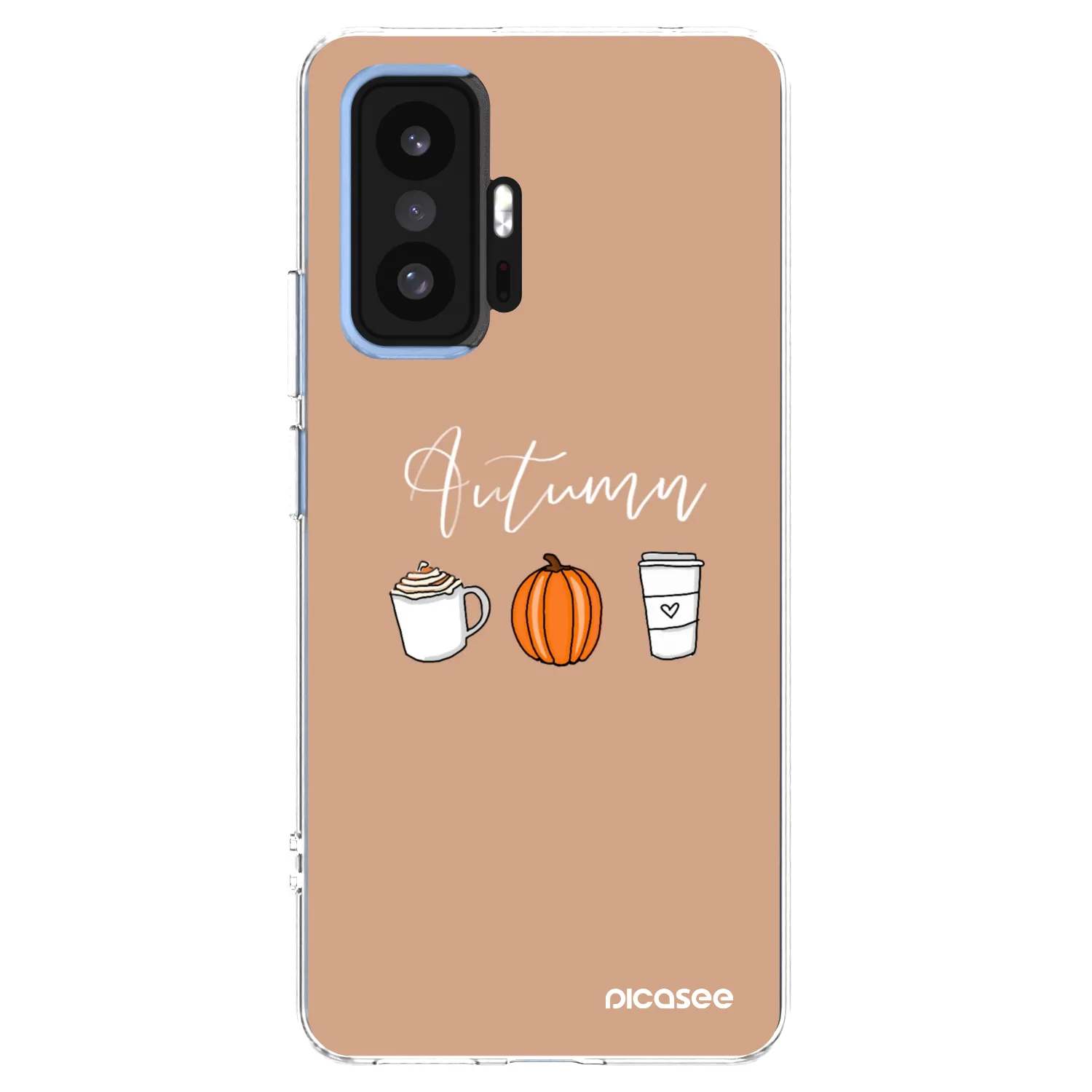 Picasee silikonowe przeźroczyste etui na Xiaomi 11T - Autumn