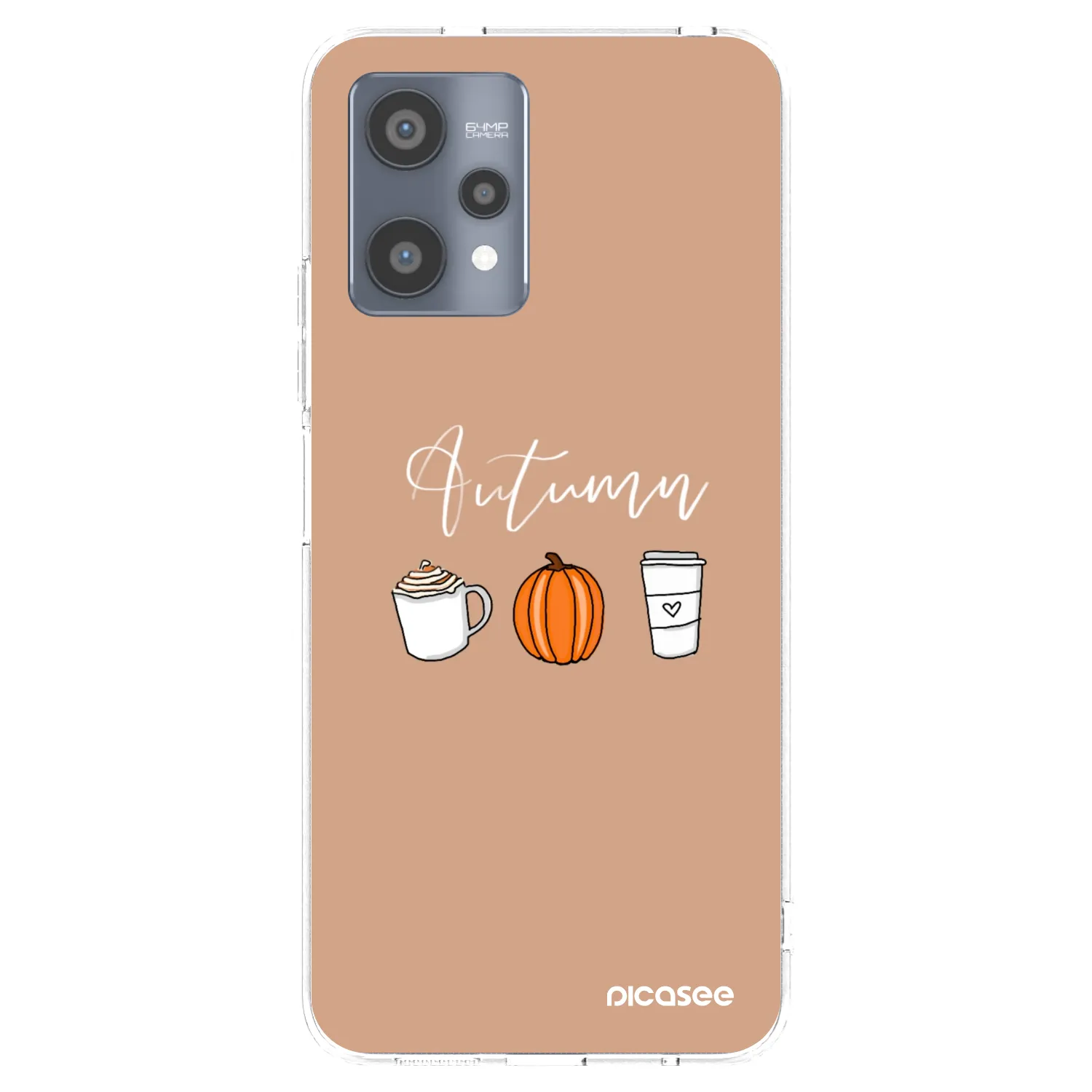 Picasee silikonowe przeźroczyste etui na Realme 9 Pro 5G - Autumn