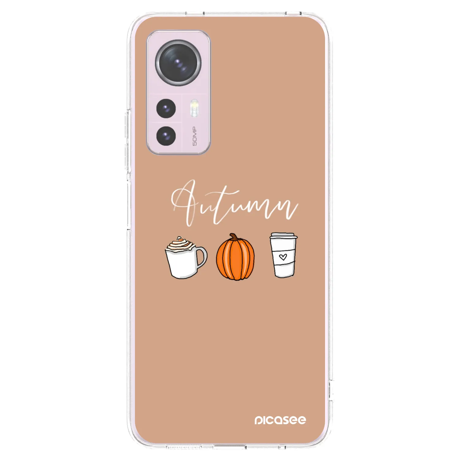 Picasee silikonowe przeźroczyste etui na Xiaomi 12 - Autumn