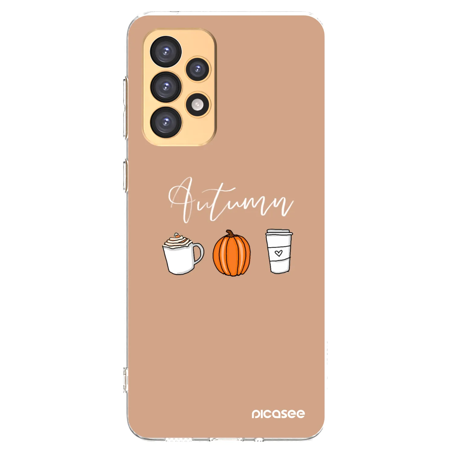 Picasee silikonowe przeźroczyste etui na Samsung Galaxy A33 5G A336 - Autumn