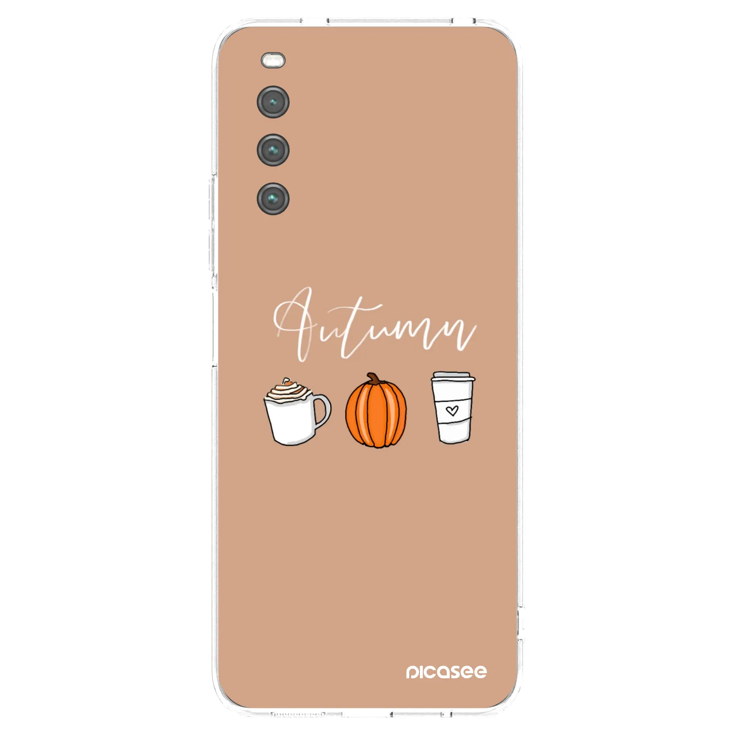 Picasee silikonowe przeźroczyste etui na Sony Xperia 10 IV 5G - Autumn