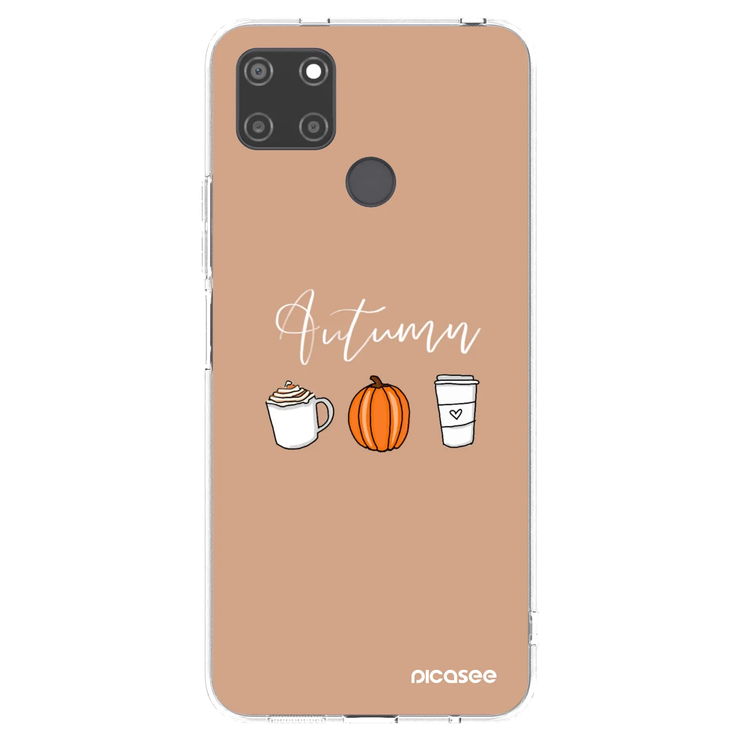 Picasee silikonowe przeźroczyste etui na Realme C21Y - Autumn