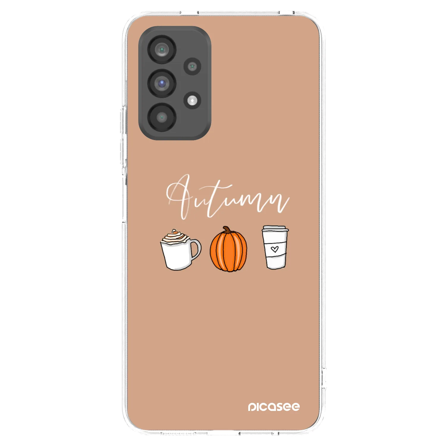 Picasee silikonowe przeźroczyste etui na Samsung Galaxy A73 5G - Autumn
