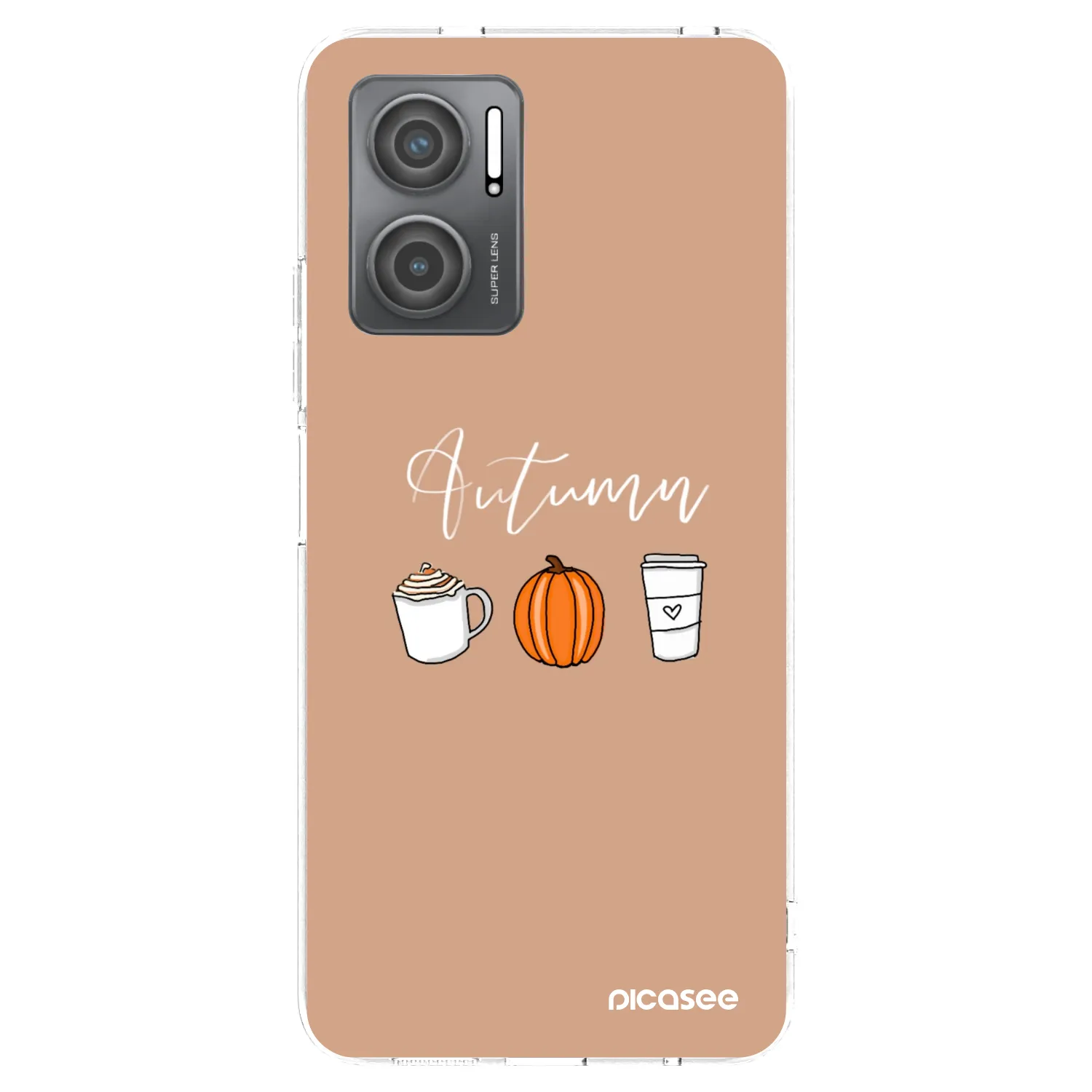 Picasee silikonowe przeźroczyste etui na Xiaomi Redmi 10 5G - Autumn