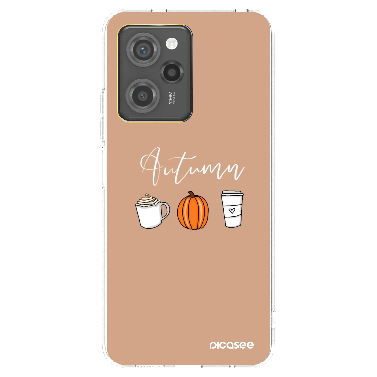 Picasee silikonowe przeźroczyste etui na Xiaomi Poco X5 Pro - Autumn