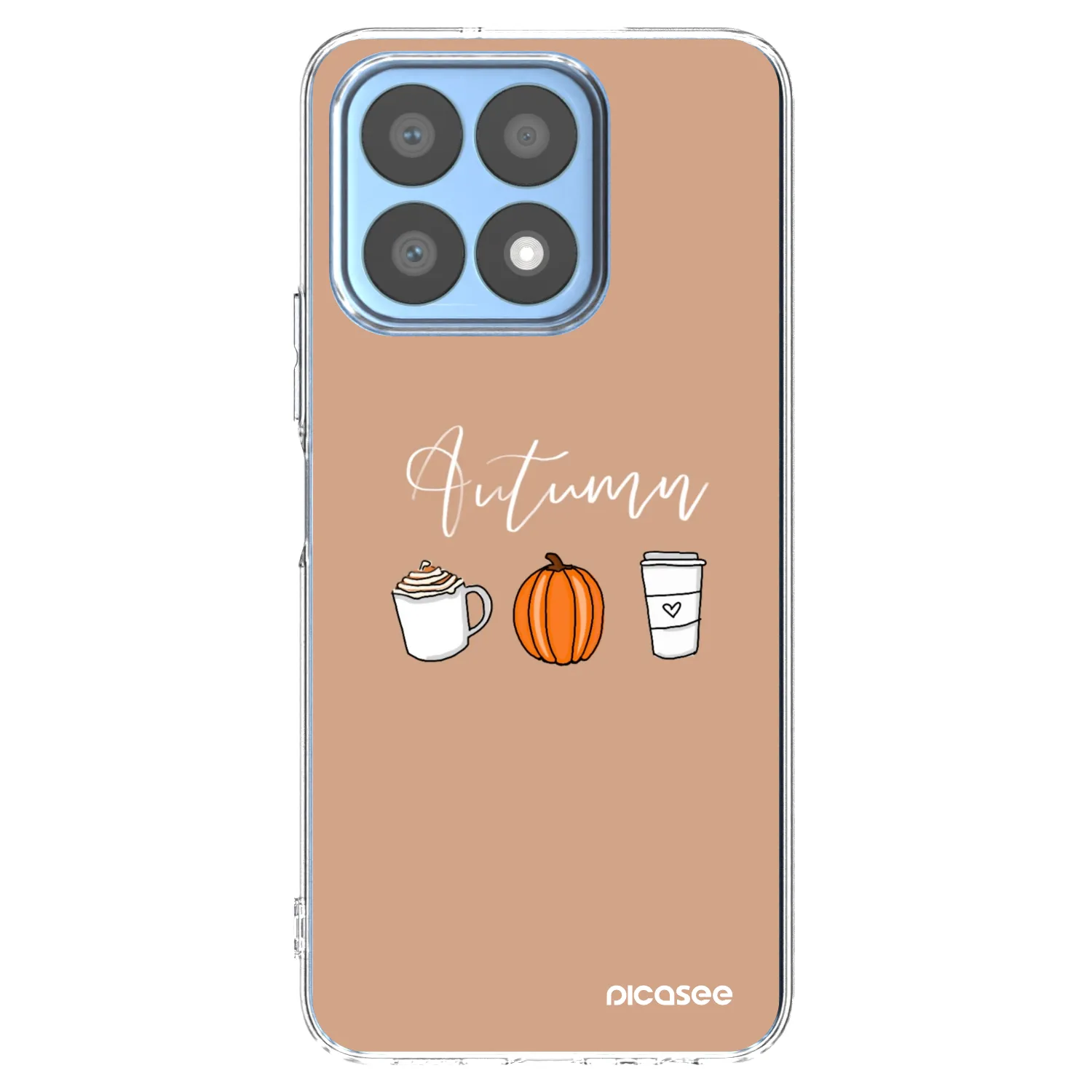 Picasee silikonowe przeźroczyste etui na Honor X8a - Autumn