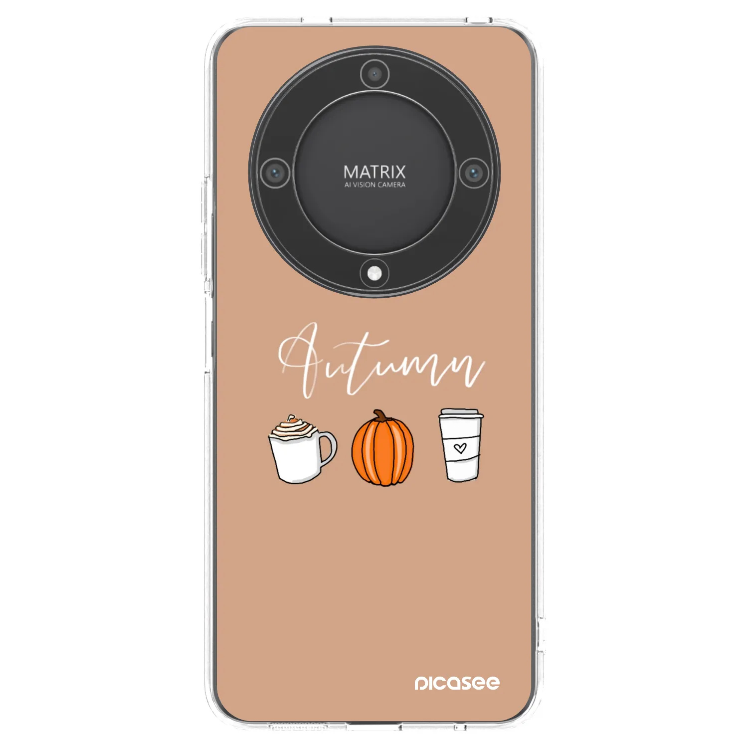 Picasee silikonowe przeźroczyste etui na Honor Magic5 Lite 5G - Autumn