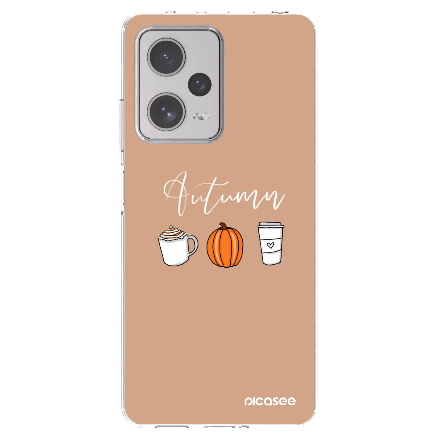 Picasee silikonowe przeźroczyste etui na Xiaomi Redmi Note 12 Pro+ 5G - Autumn