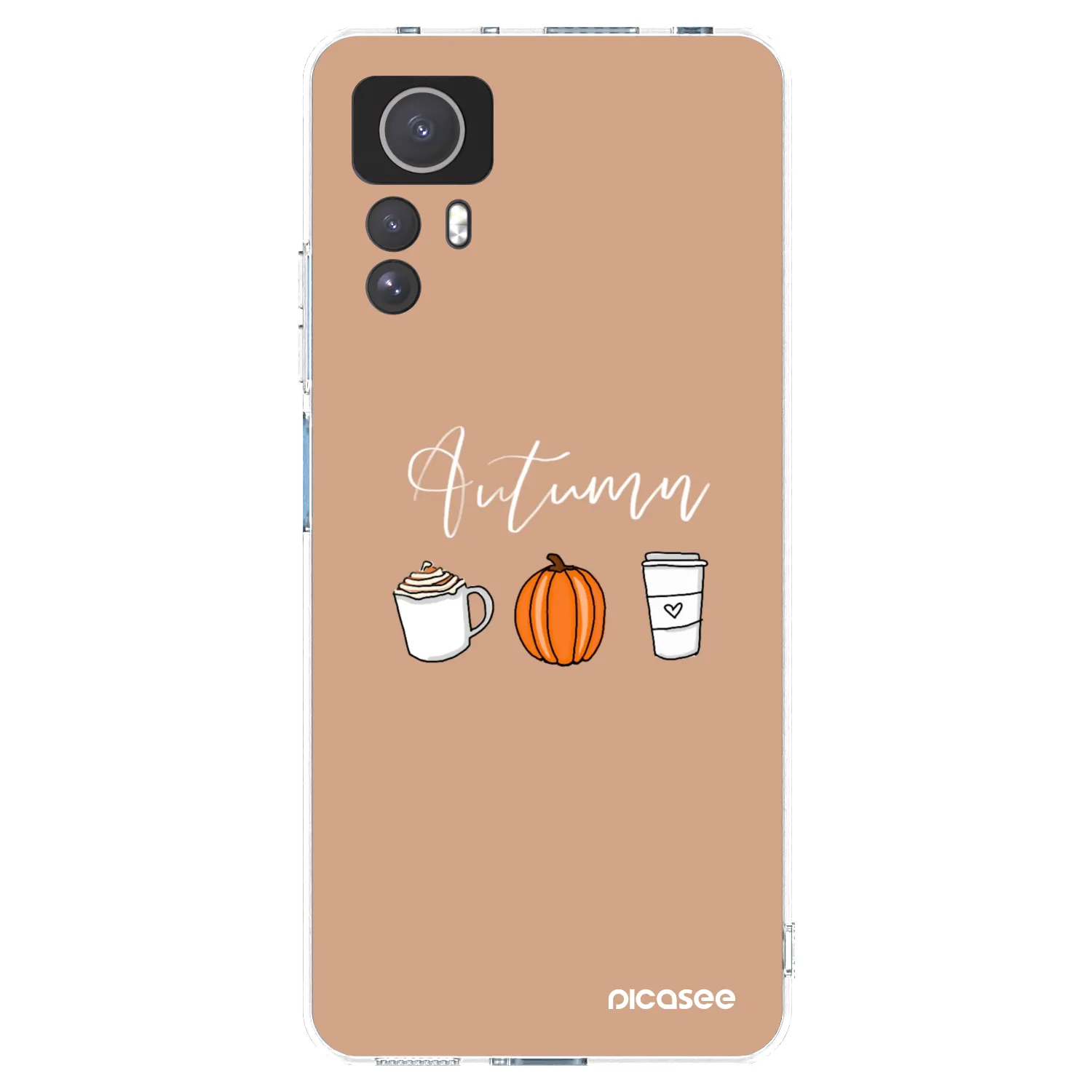 Picasee silikonowe przeźroczyste etui na Xiaomi Redmi Note 12S - Autumn