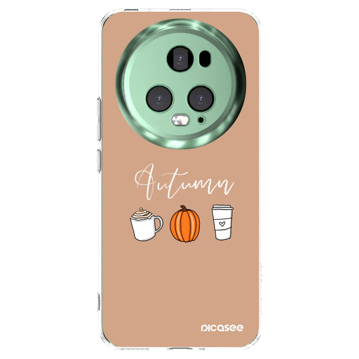 Picasee silikonowe przeźroczyste etui na Honor Magic5 Pro - Autumn