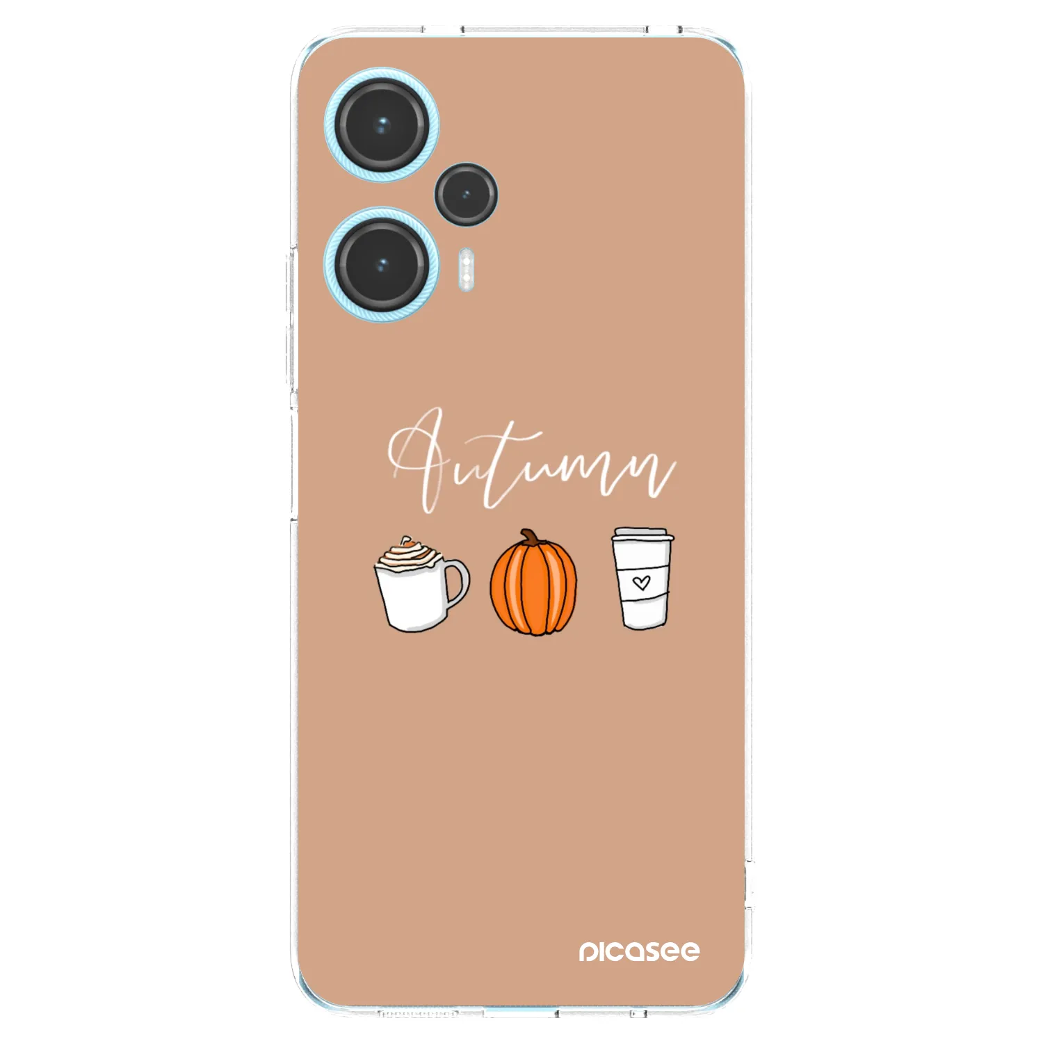 Picasee silikonowe przeźroczyste etui na Xiaomi Poco F5 - Autumn