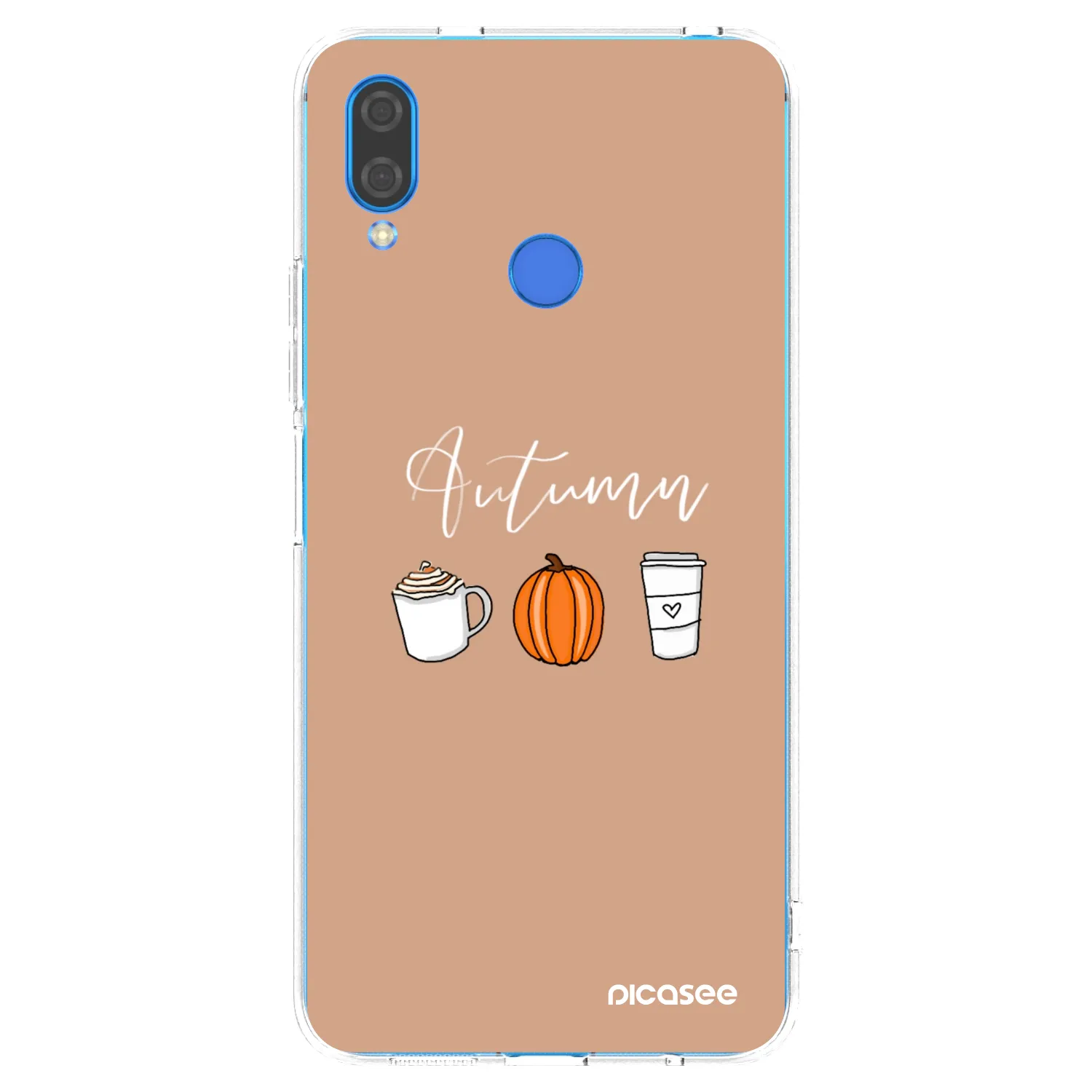Picasee silikonowe przeźroczyste etui na Huawei Nova 3 - Autumn